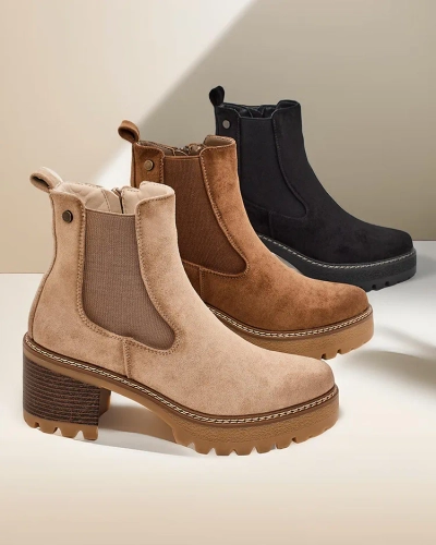 Royalfashion Eco-suede női bokacsizma Segori