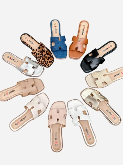 Royalfashion Női lapos talpú papucs Eval