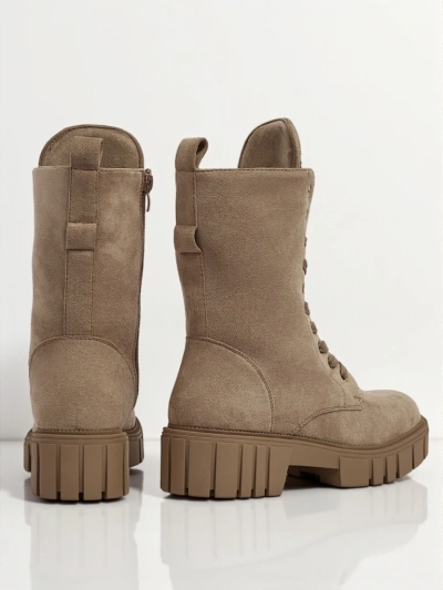 Royalfashion Női magas worker típusú bokacsizma Suboo