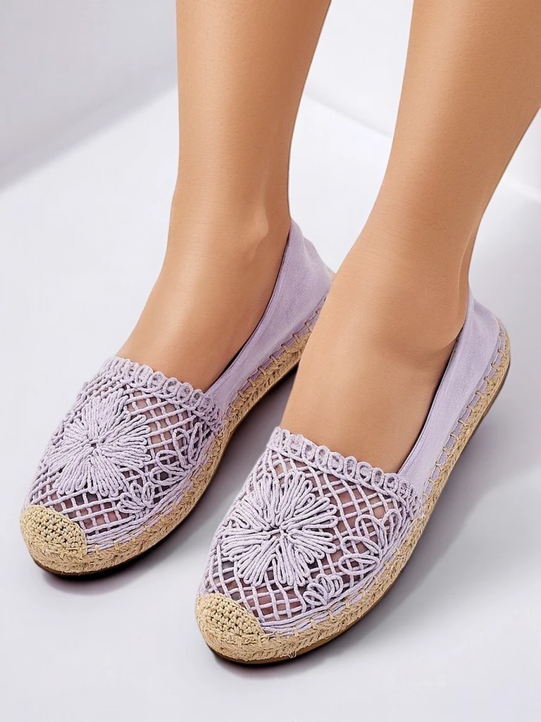 Royalfashion Női perforált espadrilles Verela