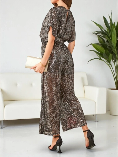 Royalfashion Hosszú női overall flitterekkel