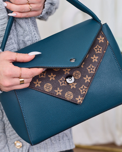 Royalfashion kék női kézitáska