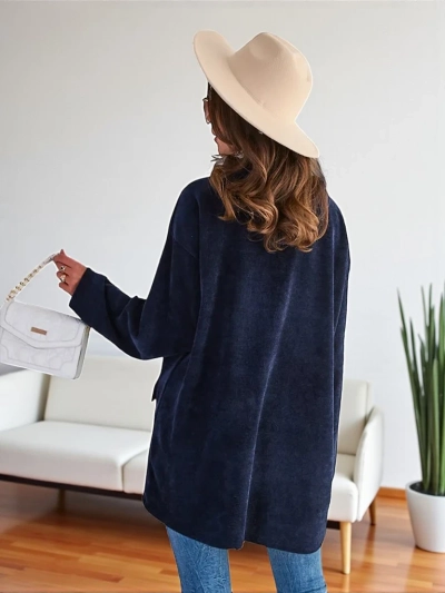 Royalfashion Női kardigán arany gombokkal PLUS SIZE
