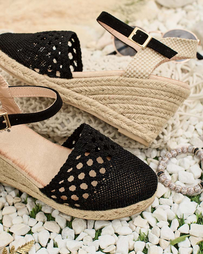 Royalfashion Női Sintoles espadrilles sarokcipő