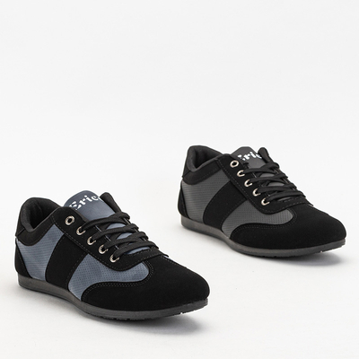 Fekete férfi sportcipő Trizu típusú tornacipő - Lábbeli