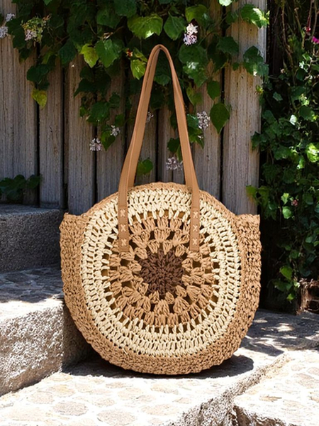 Királyi divat Szalmatáska nőknek Flora Grande