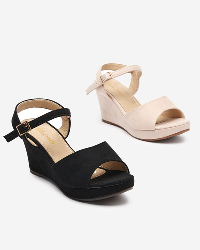 OUTLET Bézs színű női ékszandál Nalem - Footwear