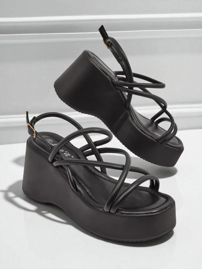 Royalfashion Női éktalpas szandál Skyline Straps
