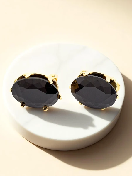 Royalfashion női klipszes fülbevaló kristállyal