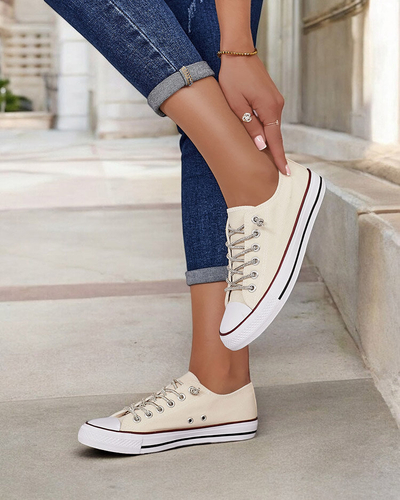 Royalfashion Női tornacipő díszes fűzővel Timi