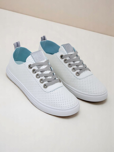 Royalfashion női környezetbarát műbőr tornacipő PureWalk