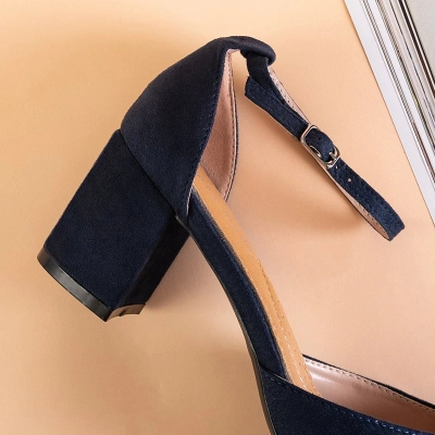 OUTLET Navy blue női szandál a Rumil oszlopon - Cipő