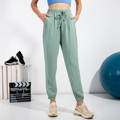 Női zöld bő nadrág - Ruházat