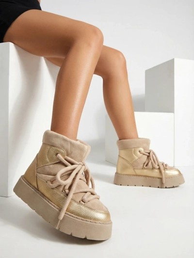 Royalfashion Női fűzős hótaposók Iniuc