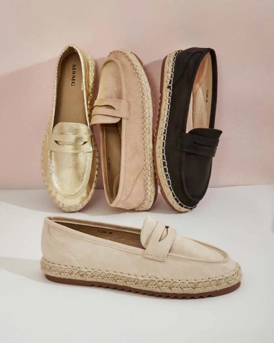 Royalfashion Női eko velúr mokaszin Monum
