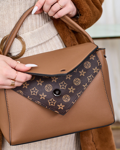 Royalfashion Barna női kézitáska