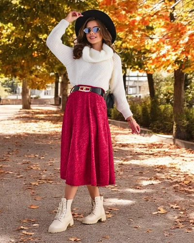 Royalfashion Női midi szoknya