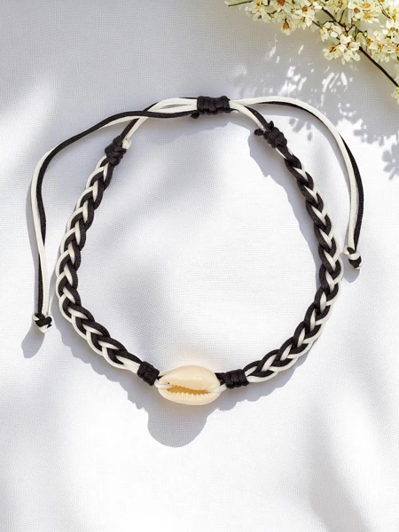 Női karkötő kagylóval Coral Breeze