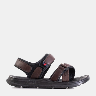 Ifjúsági fiúk barna Oxymius tépőzáras szandál - Cipő