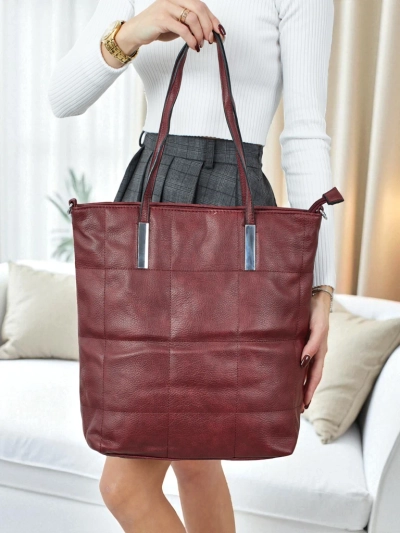 Tessira női shopper táska, öko bőr