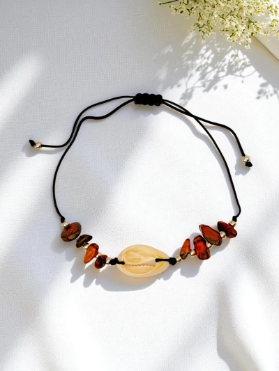 Női karkötő kagylóval Tengerparti Báj