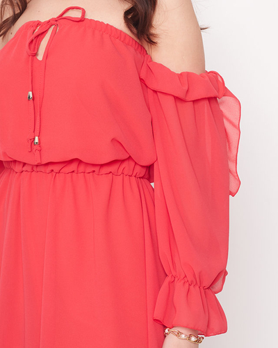 Sötét rózsaszín női 'spanyol ruha - Ruházat