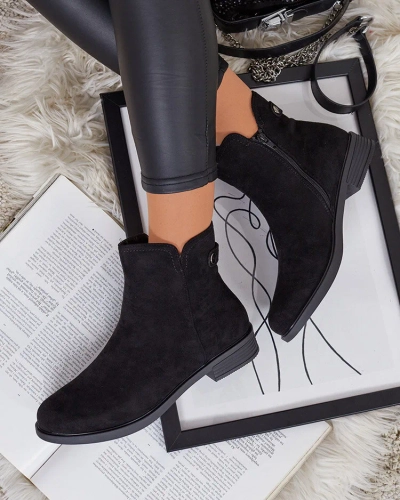 Royalfashion Női eko velúr Dovilla csizma