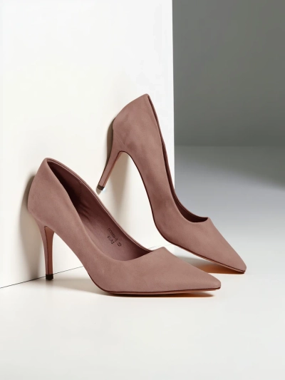 Royalfashion Női eco-suede magassarkú Scazze