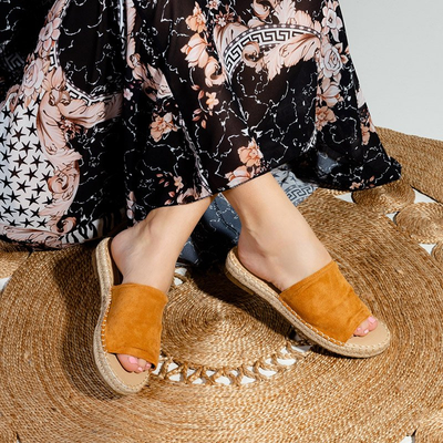 Lamiya barna női papucs - Lábbeli