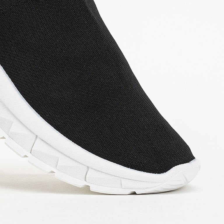 Jammy női fekete magas tornacipő - lábbeli