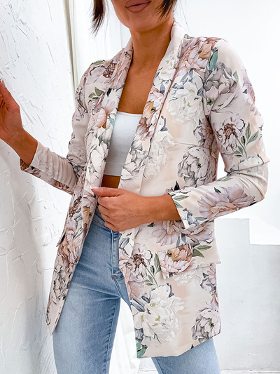 Royalfashion Női virágos blézer típusú ágytakaró