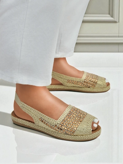 Női espadrille szandál strasszokkal Belle Sparkle