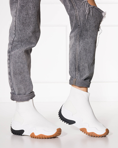 Fehér Női Tenera Platform magas tornacipő - Lábbeli