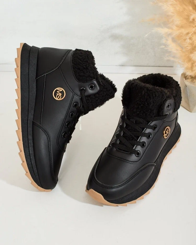 Royalfashion női Frozit műszőrme melegített tornacipő