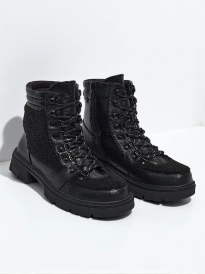 Női Ardella worker bakancsok szőrmével