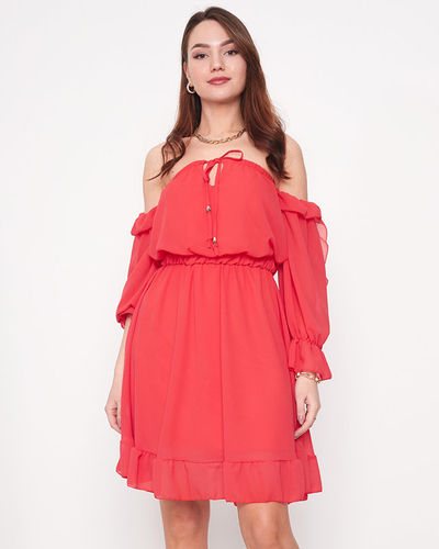 Sötét rózsaszín női 'spanyol ruha - Ruházat