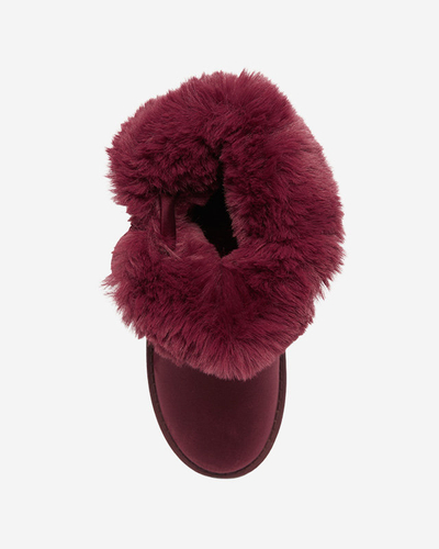 OUTLET Maroon női hócsizma masnival Rimms- Footwear