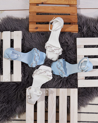 OUTLET Fehér női szandál a Marienka postán - Lábbeli