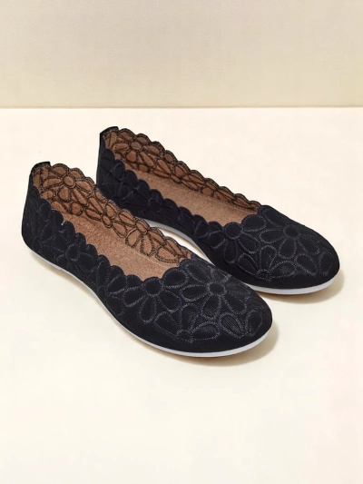 Royalfashion Floral női balettcipők Magerro