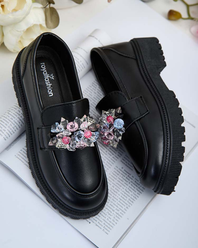 Royalfashion Női mokaszin színes gyöngyökkel Karonia