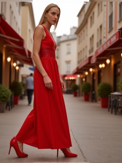 Royalfashion Női klasszikus hegyes stiletto szandál Dofenis