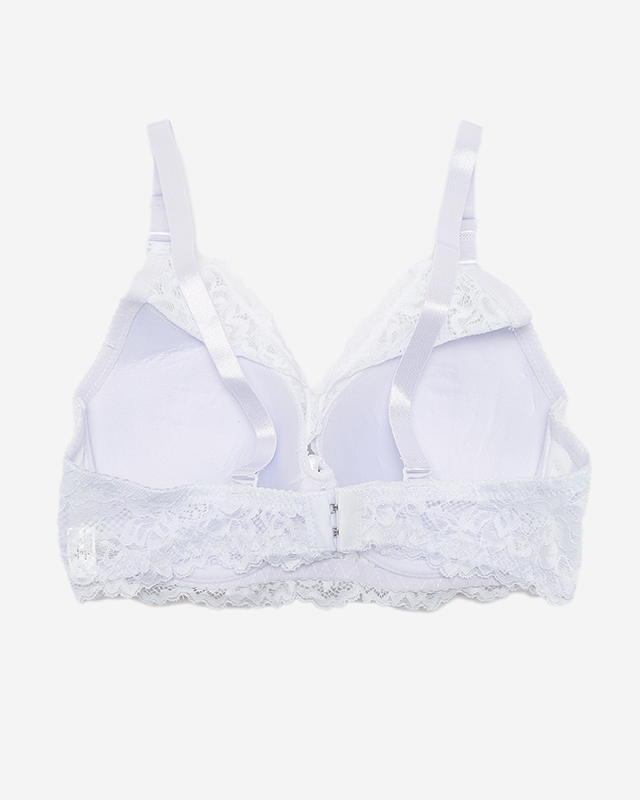 Fehér női melltartó csipkével - Fehérnemű