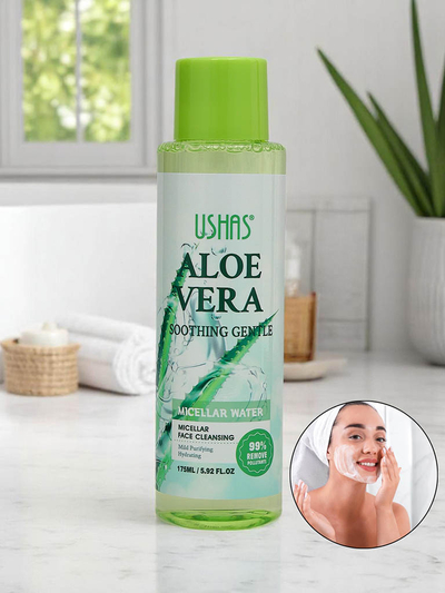 Nyugtató és hidratáló micellás víz sminklemosáshoz aloe verával