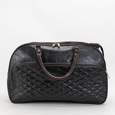 Fekete utazótáska foltvarrással - Kiegészítők