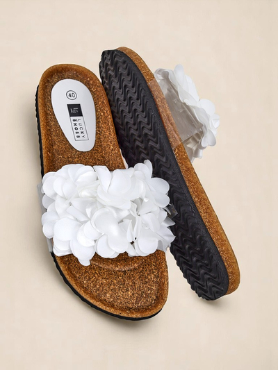 Royalfashion női papucs virágokkal Flora Soft