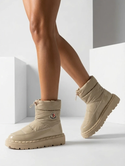 Royalfashion Női csúszós hócsizma világosbarna színben Ireda