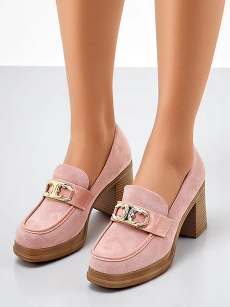 Royalfashion Női Mokaszin Blokksarkú Qeroy