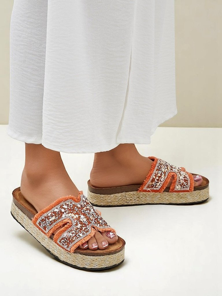 Royalfashion női papucs Candy Candy díszítéssel