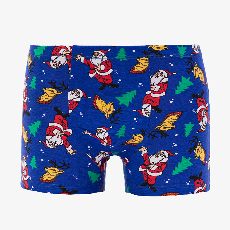 Férfi sötétkék boxernadrág - Fehérnemű