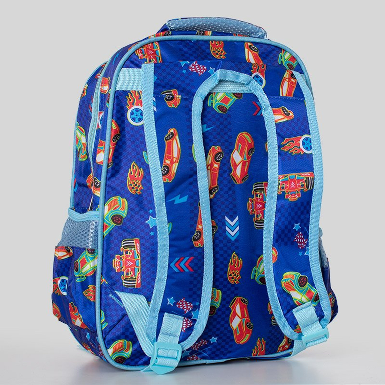 Kék iskolai hátizsák autóval - Tartozékok